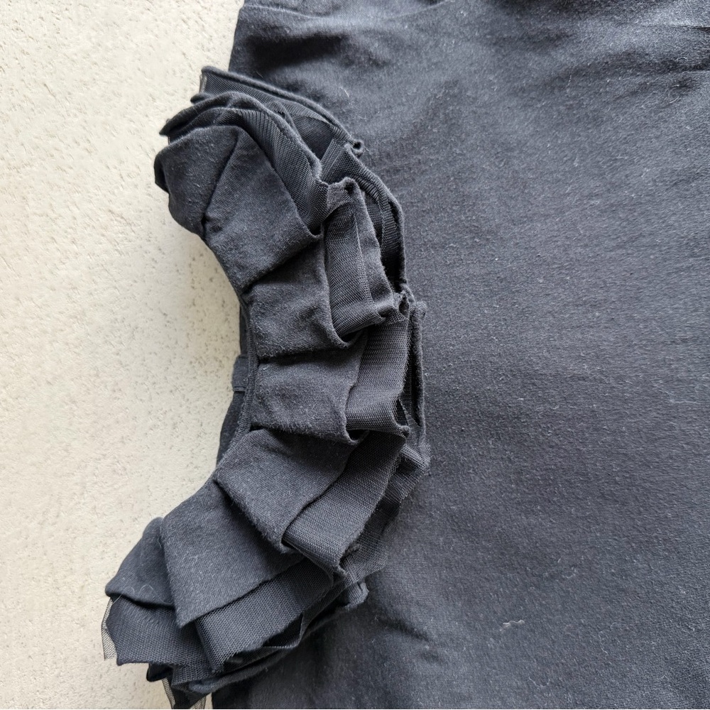 nununu Ruffled collar Tee - Picture 4 of 6